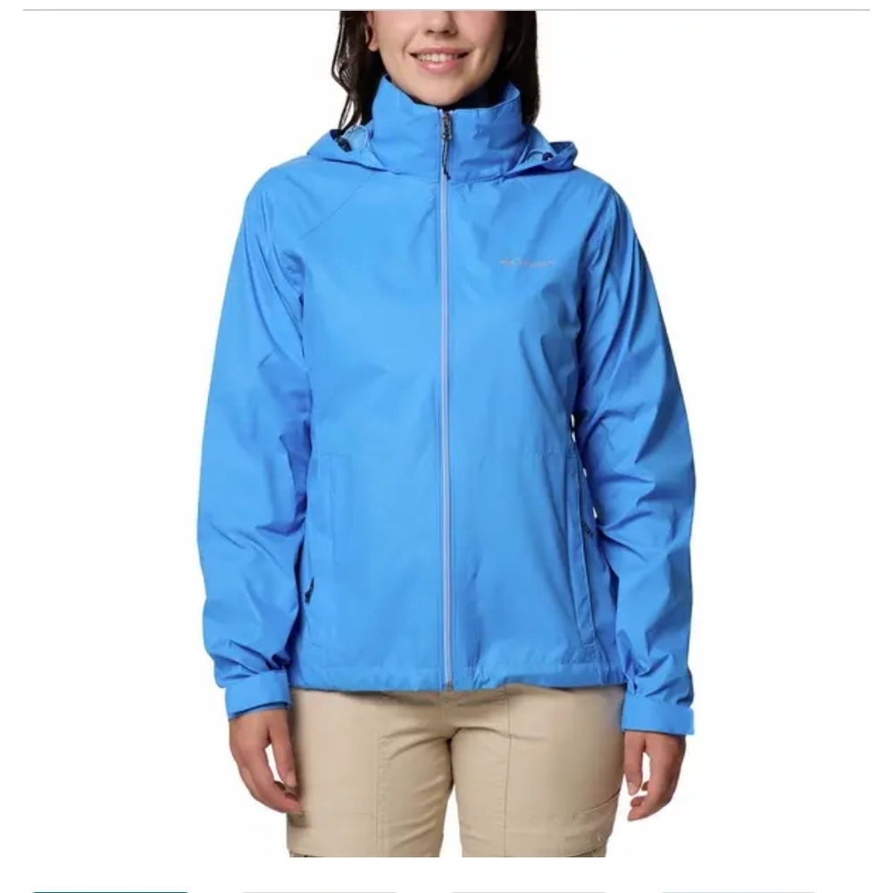 Columbia Women's Switchback IV Rain Jacket Blue Size Small